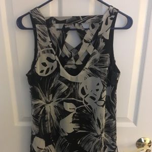 Want and Need (Nordstrom) Strappy Black and White